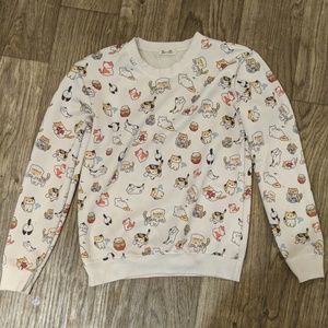Neko Atsume Kitty Cat Crewneck Sweatshirt